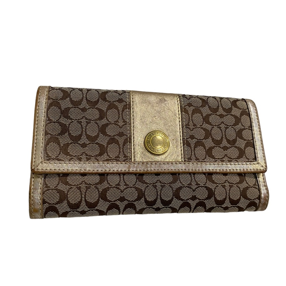 Vintage Signature Coach full size Wallet